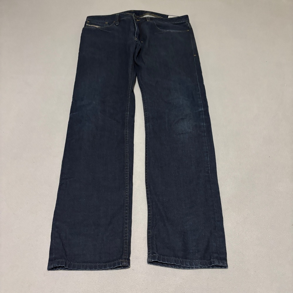 Diesel Shioner Mens Slim-Skinny Jeans 32x32‎ Dark Indigo Wash Denim Minimalist
